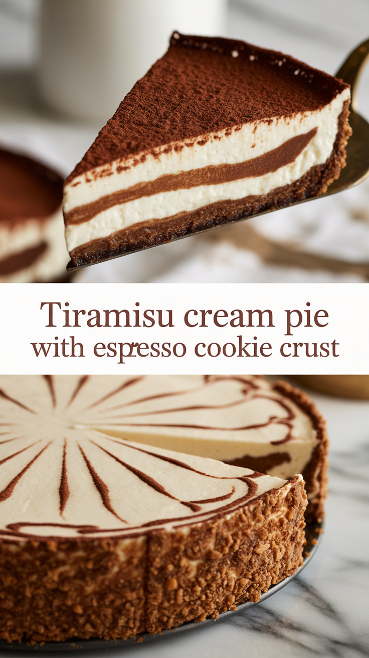 Discover the secrets to creating a perfectly creamy filling infused with rich espresso and decadent mascarpone. With detailed steps, this recipe transforms traditional tiramisu elements into a delightful pie that is both easy to make and visually appealing. You'll feel like a professional pastry chef as you layer flavors and textures.