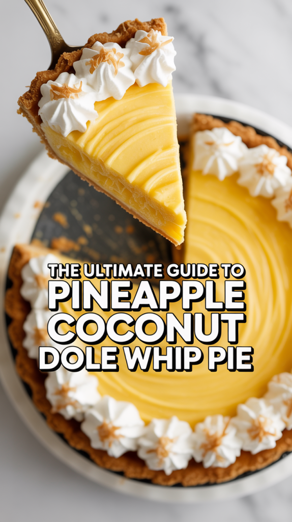 The Ultimate Guide to Pineapple Coconut Dole Whip Pie