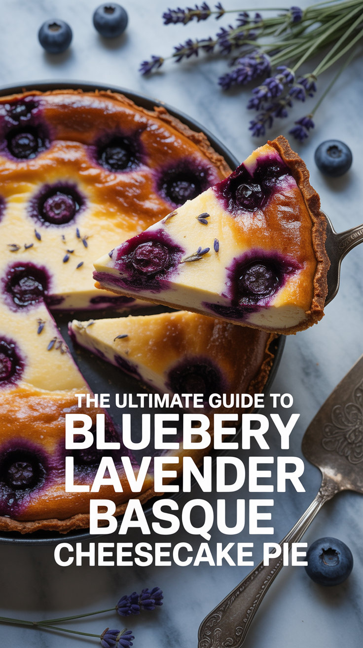 Embark on a culinary adventure with The Ultimate Guide to Blueberry Lavender Basque Cheesecake Pie, where floral notes meet rich creaminess for an unforgettable dessert experience. This pie features a beautifully charred top and a luscious filling infused with refreshing blueberries and a hint of lavender, creating a unique flavor profile that will captivate your senses.