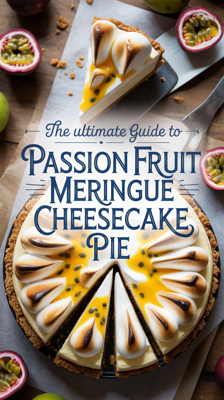 Explore creative variations and serving suggestions that elevate this classic dessert even further, ensuring you can customize it to suit any palate. The Passion Fruit Meringue Cheesecake Pie promises to be a delicious addition to your dessert repertoire, bringing a taste of the tropics right to your kitchen.